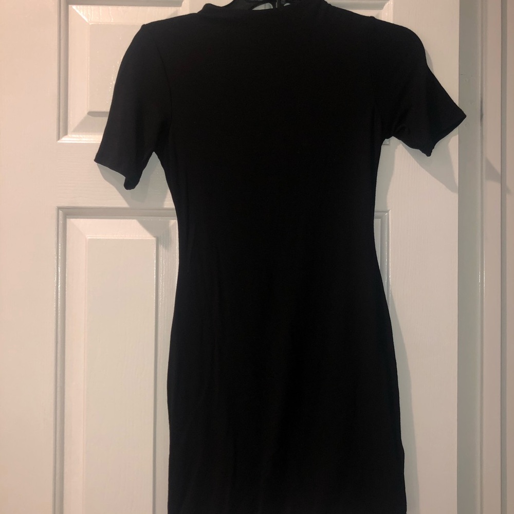 Naked wardrobe black mini dress